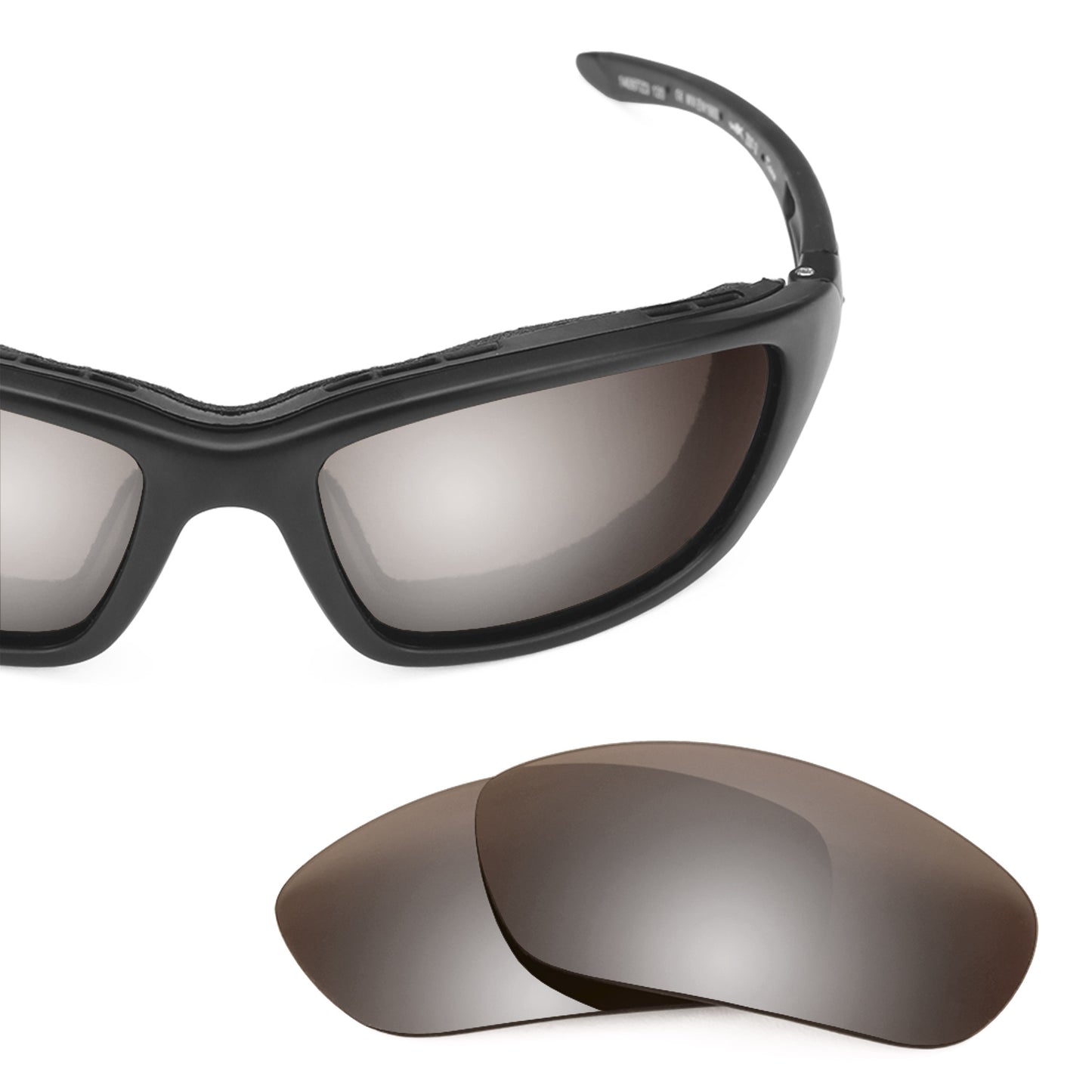 Revant replacement lenses for Wiley X Brick Polarized Flash Bronze