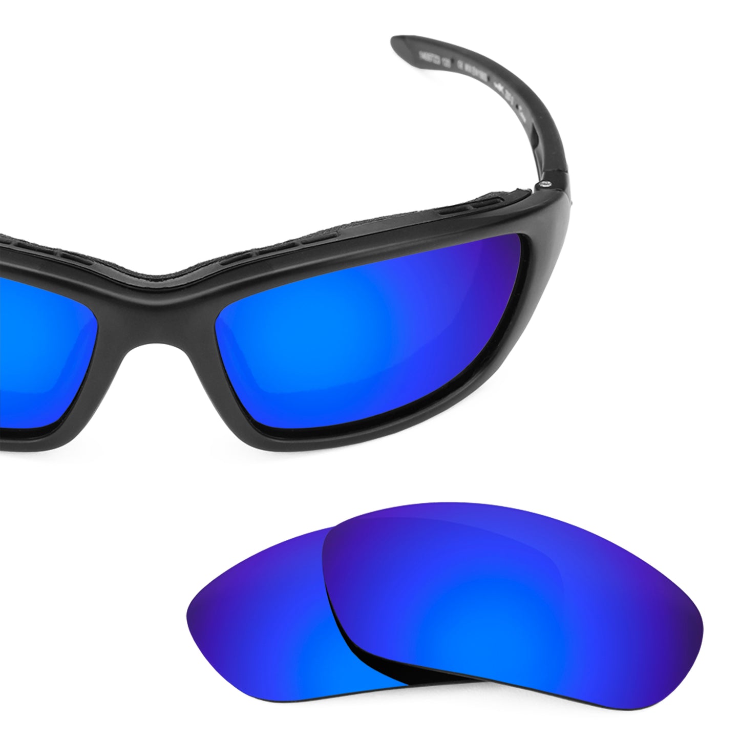 Revant replacement lenses for Wiley X Brick Elite Polarized Tidal Blue