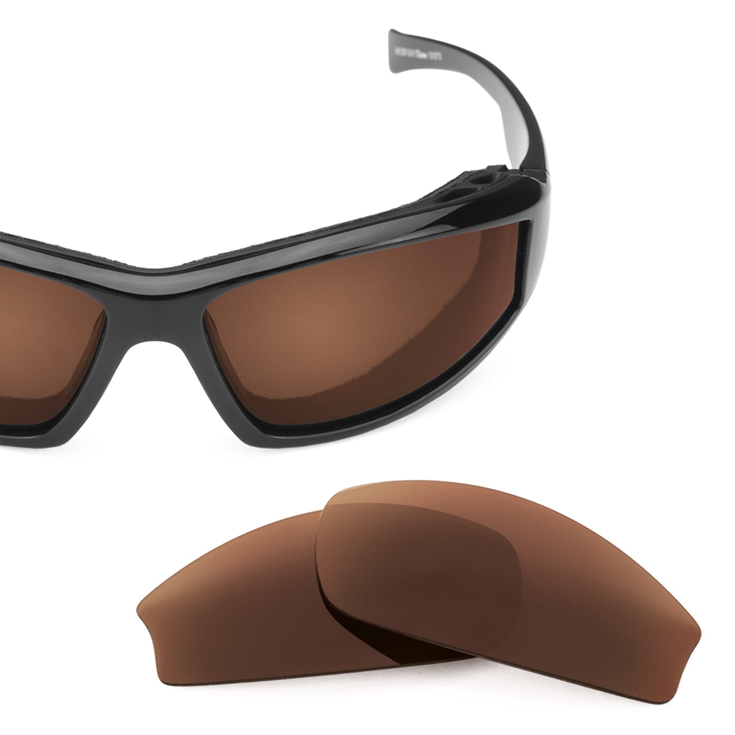 Revant replacement lenses for Wiley X Jake Non-Polarized Dark Brown