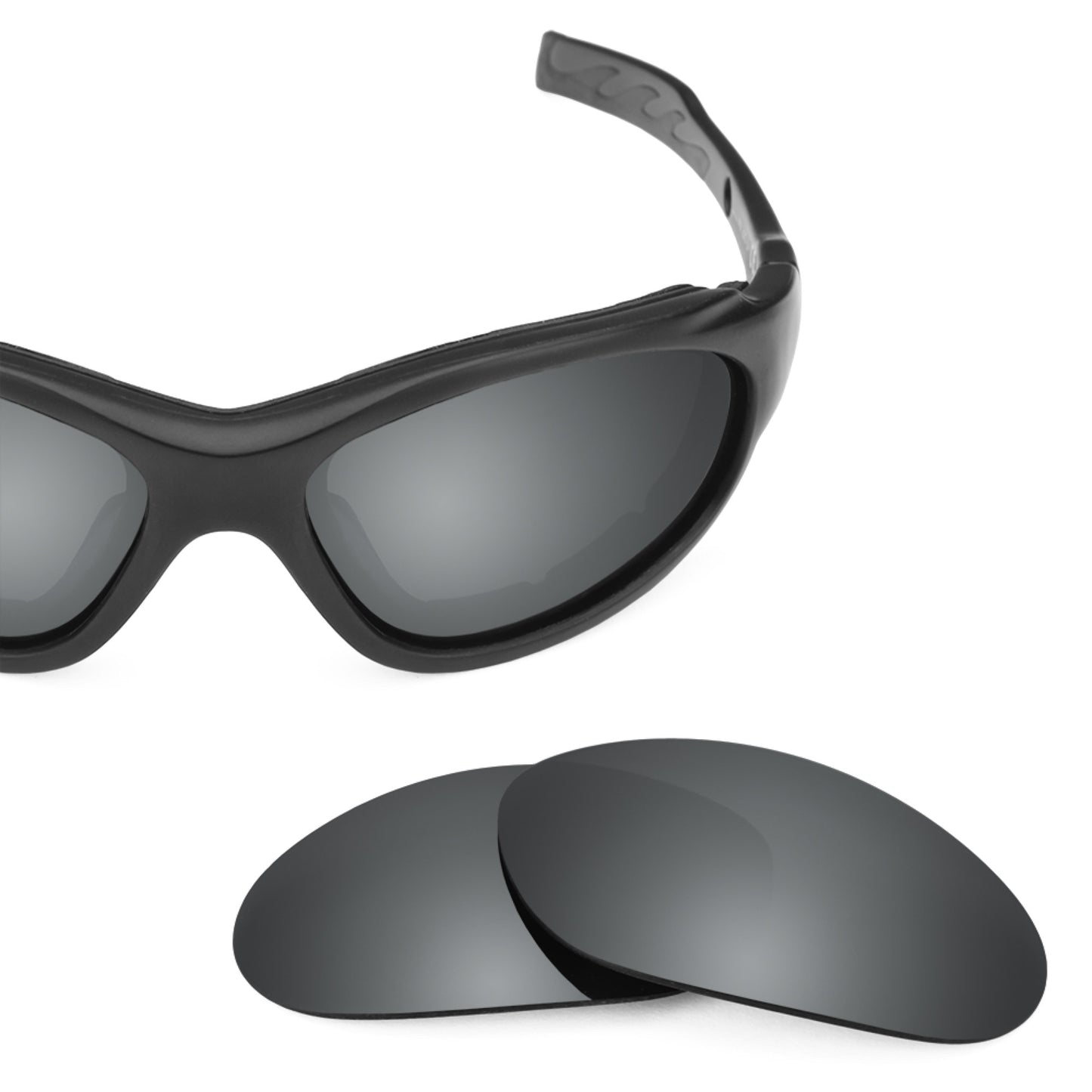 Revant replacement lenses for Wiley X XL-1 Advanced Polarized Black Chrome