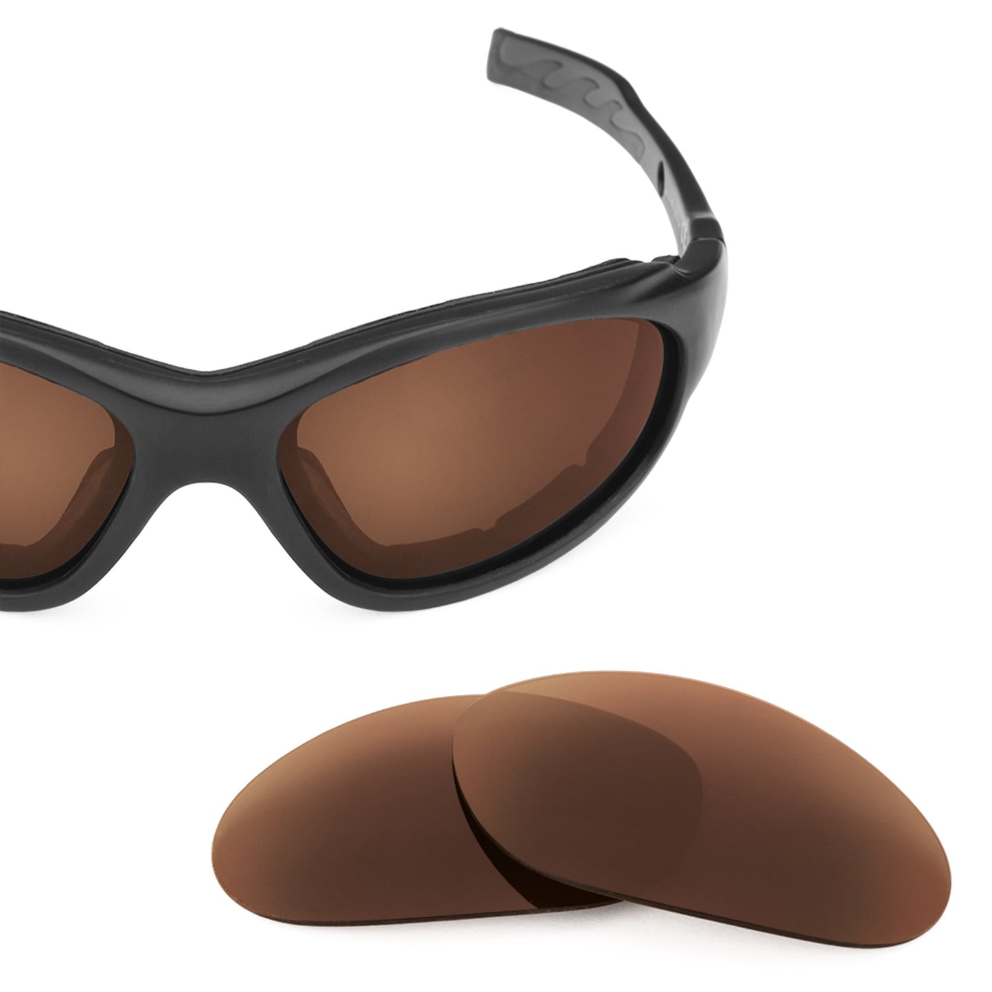 Revant replacement lenses for Wiley X XL-1 Advanced Polarized Dark Brown