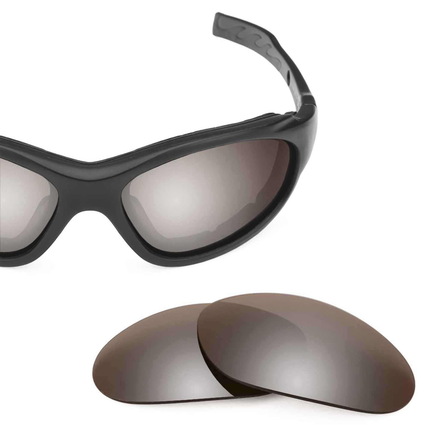 Revant replacement lenses for Wiley X XL-1 Advanced Polarized Flash Bronze