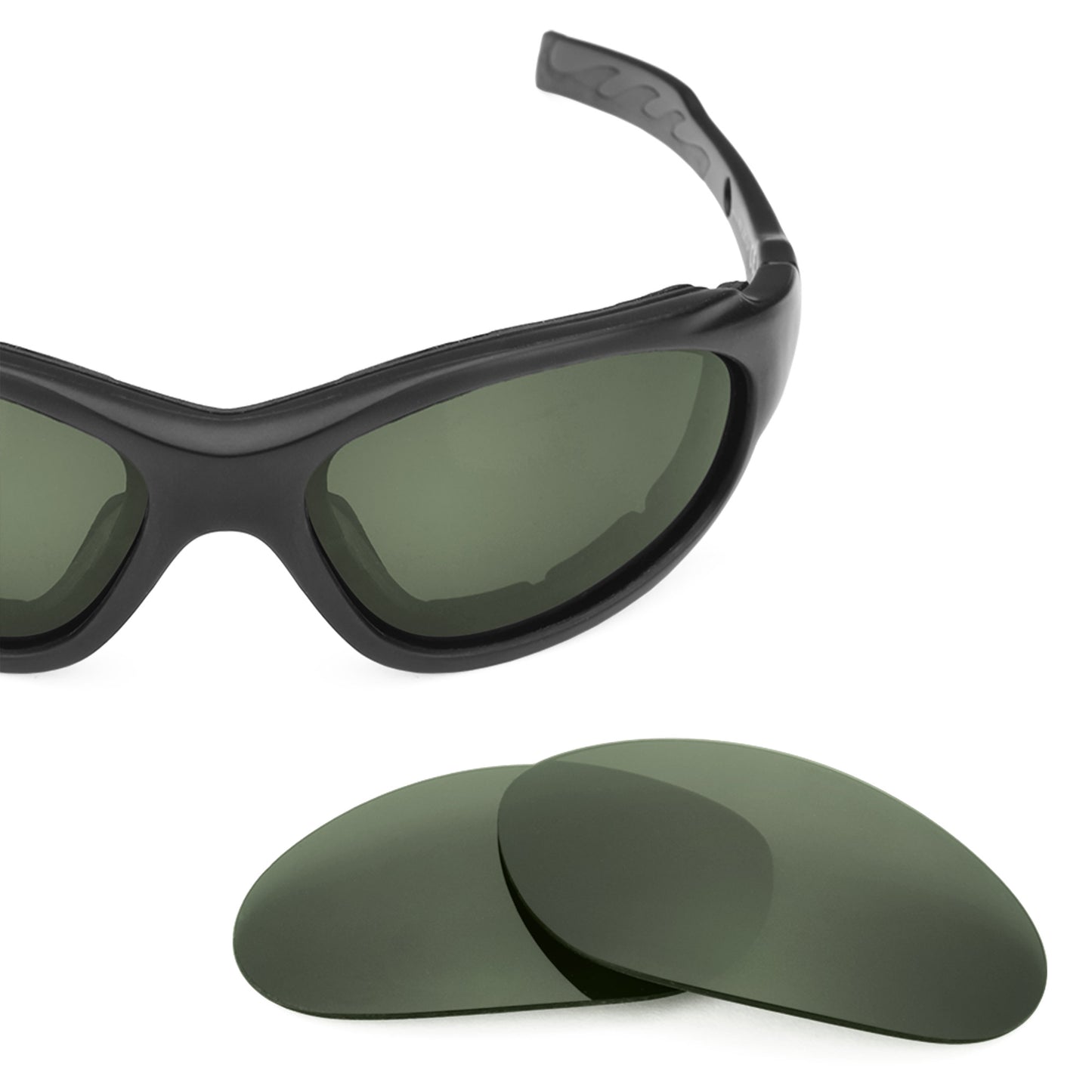 Revant replacement lenses for Wiley X XL-1 Advanced Non-Polarized Gray Green