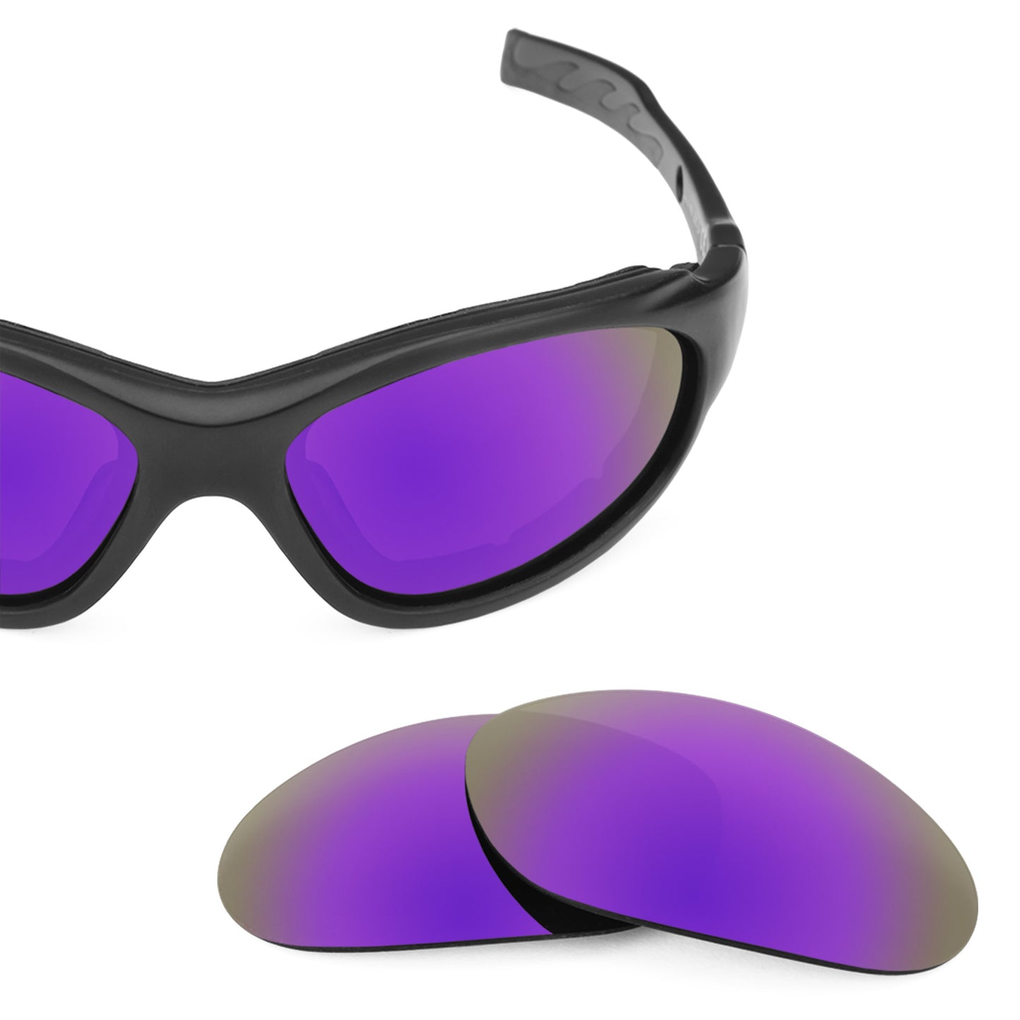 Revant replacement lenses for Wiley X XL-1 Advanced Non-Polarized Plasma Purple