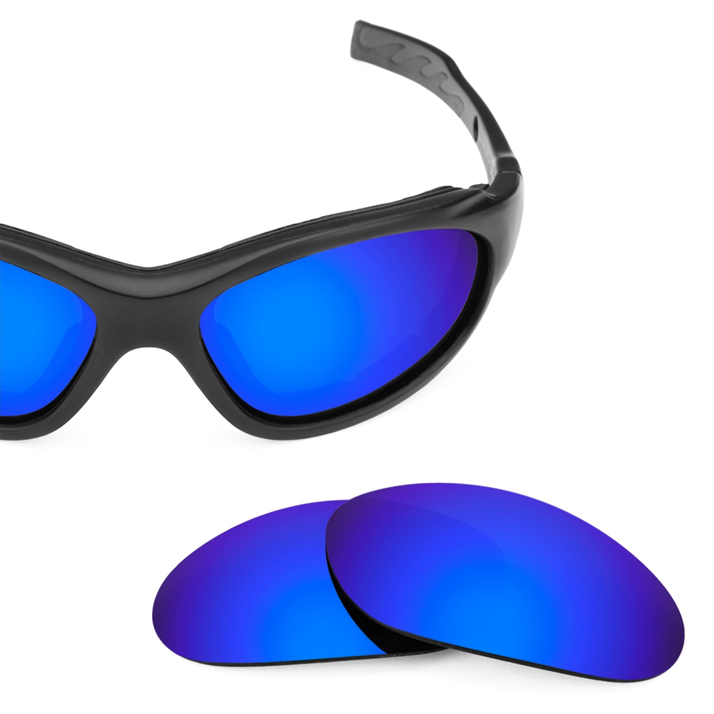 Revant replacement lenses for Wiley X XL-1 Advanced Polarized Tidal Blue