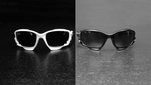 Oakley Jawbone sunglasses side by side with Oakley Racing Jacket sunglasses