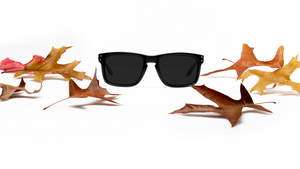 Oakley Sunglasses with Autumn Leaves Nearby