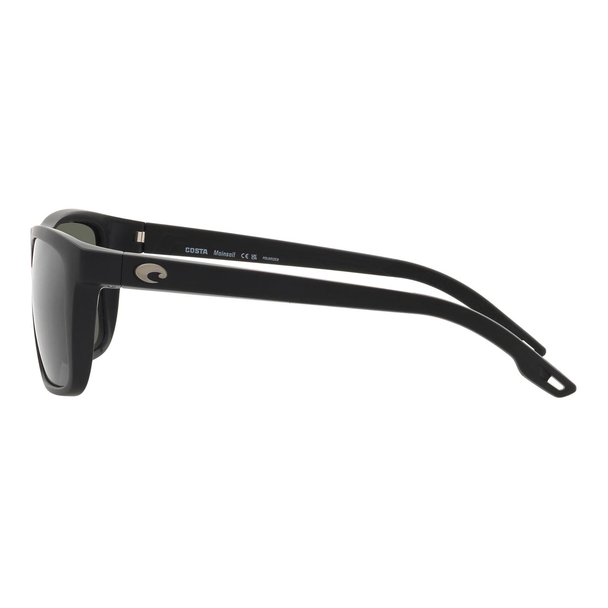 Costa Sunglasses Mainsail Matte Black Gray