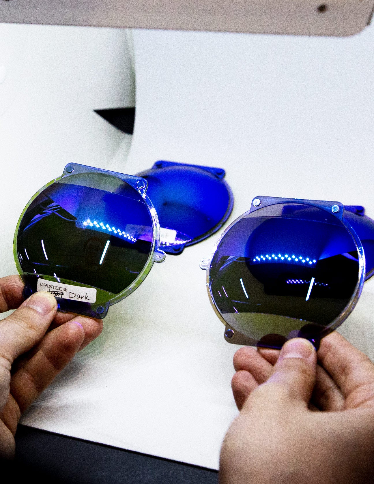 Blank Colored Mirrored Aviator Sunglasses | Anderson's