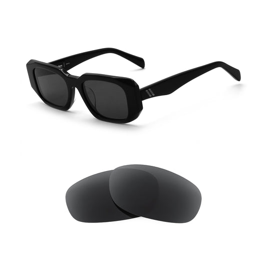 Blenders Onyx sunglasses with replacement lenses