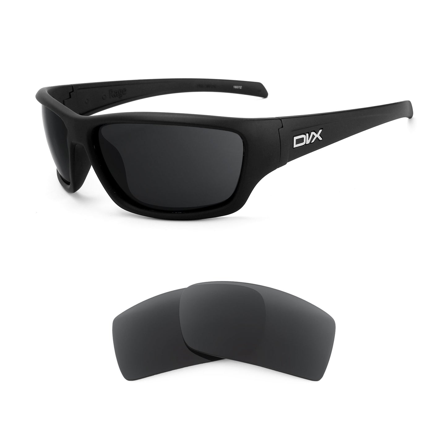 DVX Eyewear Rage sunglasses with replacement lenses