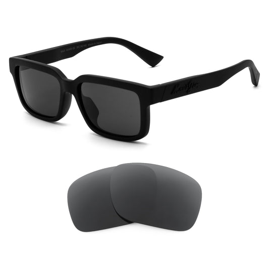 Maui Jim Hiapo MJ655 (Low Bridge Fit) sunglasses with replacement lenses