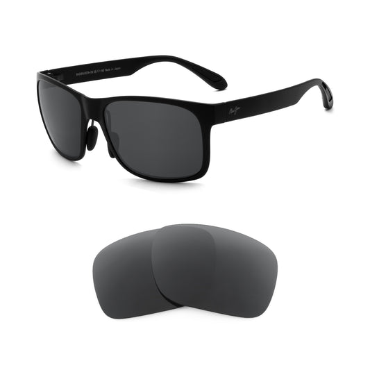 Maui Jim Red Sands Low Bridge Fit MJ432N sunglasses with replacement lenses