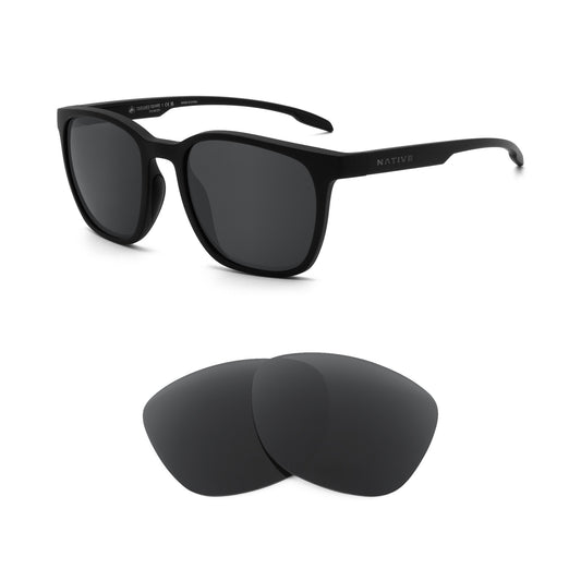 Native Targhee Square sunglasses with replacement lenses