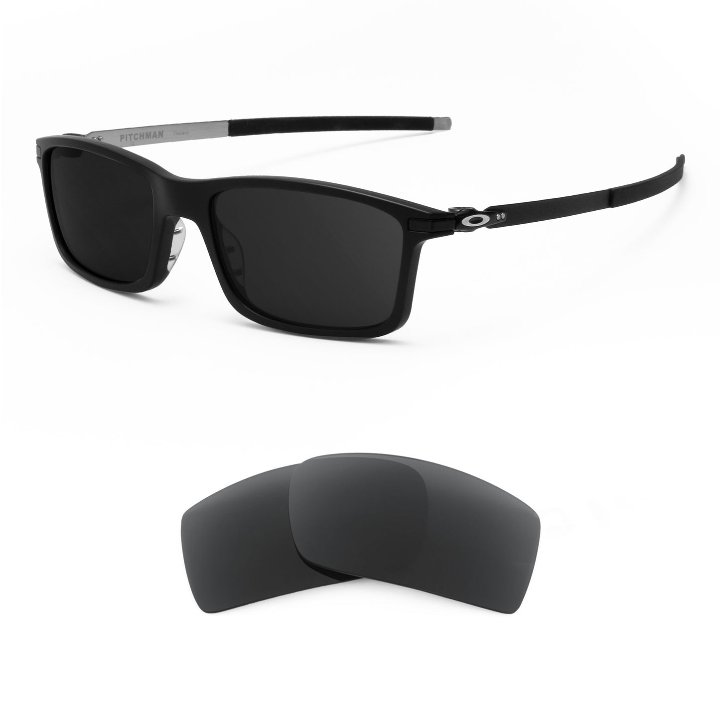 Oakley Pitchman Rx 55 sunglasses with replacement lenses