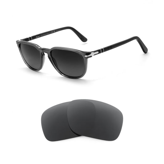 Persol 3019S 52mm sunglasses with replacement lenses