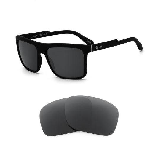 Quay Let It Run 58mm sunglasses with replacement lenses