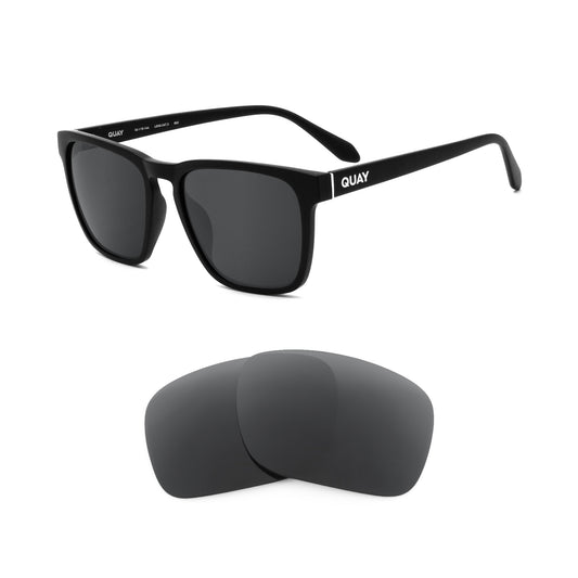 Quay Unplugged 56mm sunglasses with replacement lenses