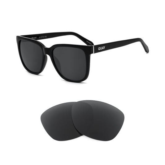 Quay Wired 57mm sunglasses with replacement lenses