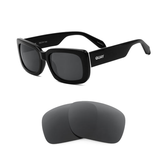 Quay Yada Yada 55mm sunglasses with replacement lenses