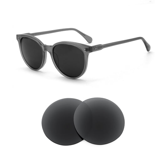 Raen Norie 53mm sunglasses with replacement lenses