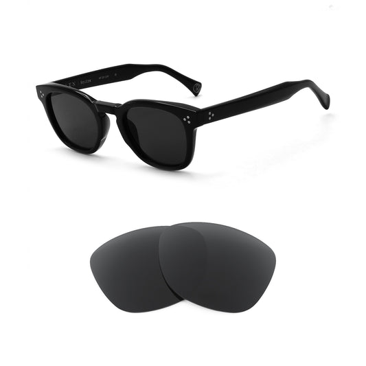 Raen Squire 49mm sunglasses with replacement lenses