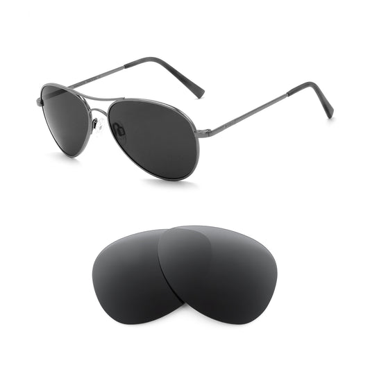 Randolph Engineering Amelia 57mm sunglasses with replacement lenses