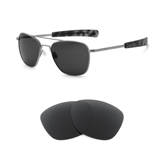 Randolph Engineering Aviator 52mm sunglasses with replacement lenses