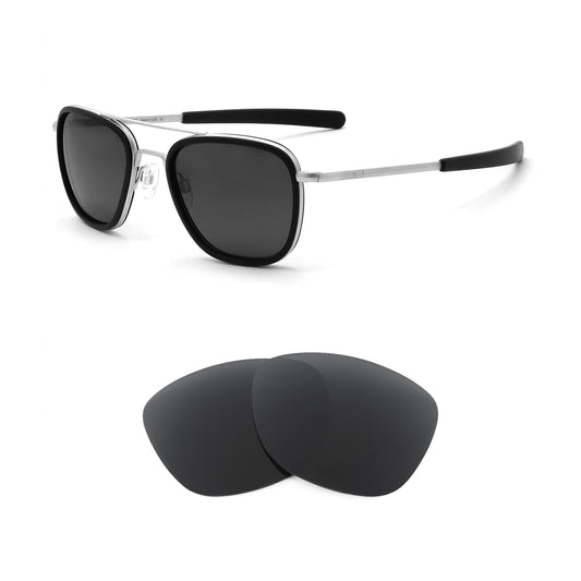 Randolph Engineering Aviator Fusion 55mm sunglasses with replacement lenses