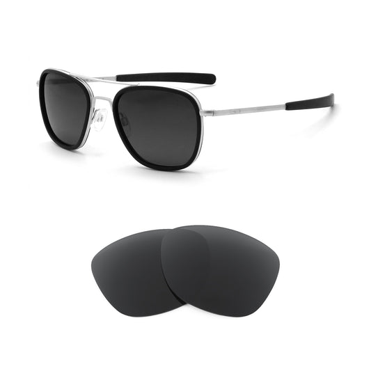Randolph Engineering Aviator Fusion 58mm sunglasses with replacement lenses