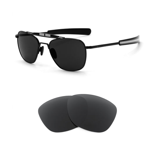 Randolph Engineering Aviator II 52mm sunglasses with replacement lenses