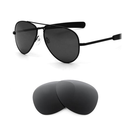 Randolph Engineering Concorde 57mm sunglasses with replacement lenses