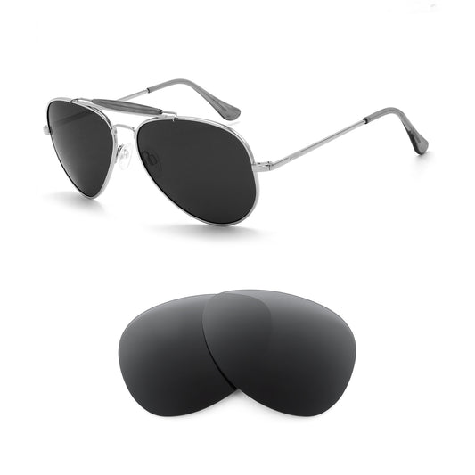 Randolph Engineering Sportsman 61mm sunglasses with replacement lenses