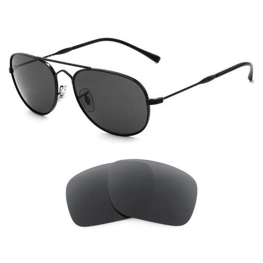 Ray-Ban Bain Bridge RB3735 57mm sunglasses with replacement lenses