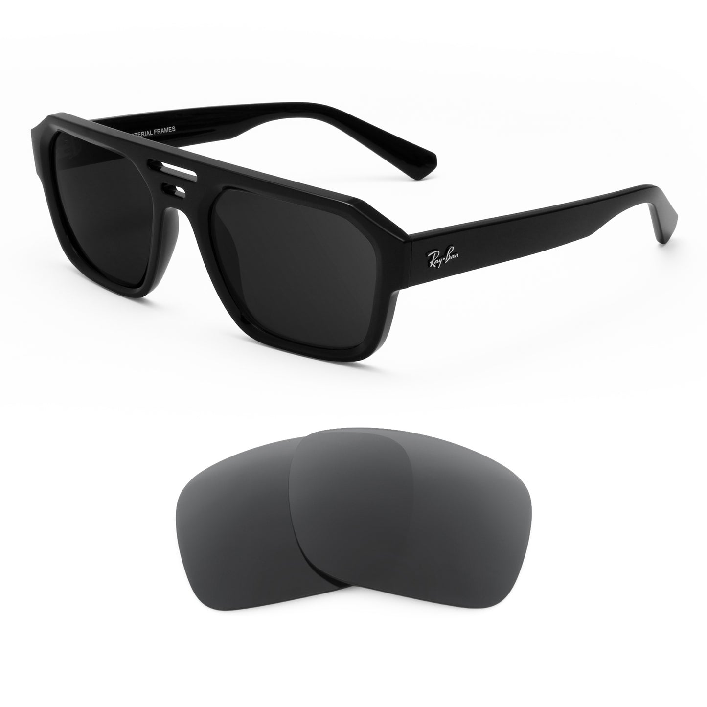 Ray-Ban Corrigan sunglasses with replacement lenses