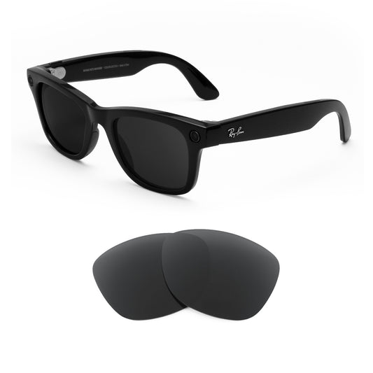 Ray-Ban Ray-Ban Meta Wayfarer RW4012 53mm (Gen 2) sunglasses with replacement lenses