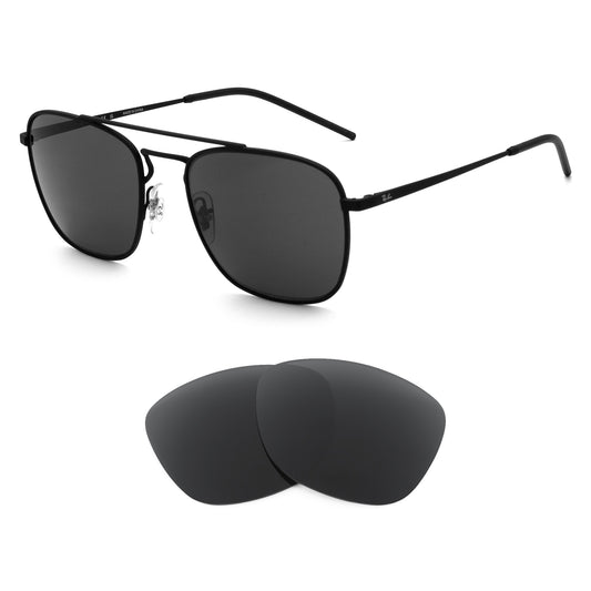 Ray-Ban RB3588 55mm sunglasses with replacement lenses