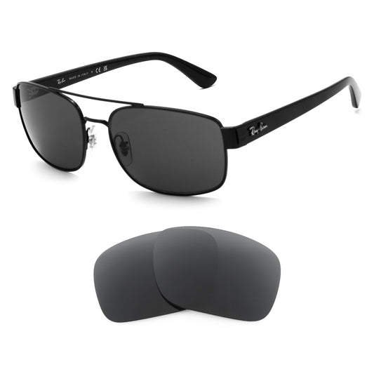 Ray-Ban RB3687 58mm sunglasses with replacement lenses