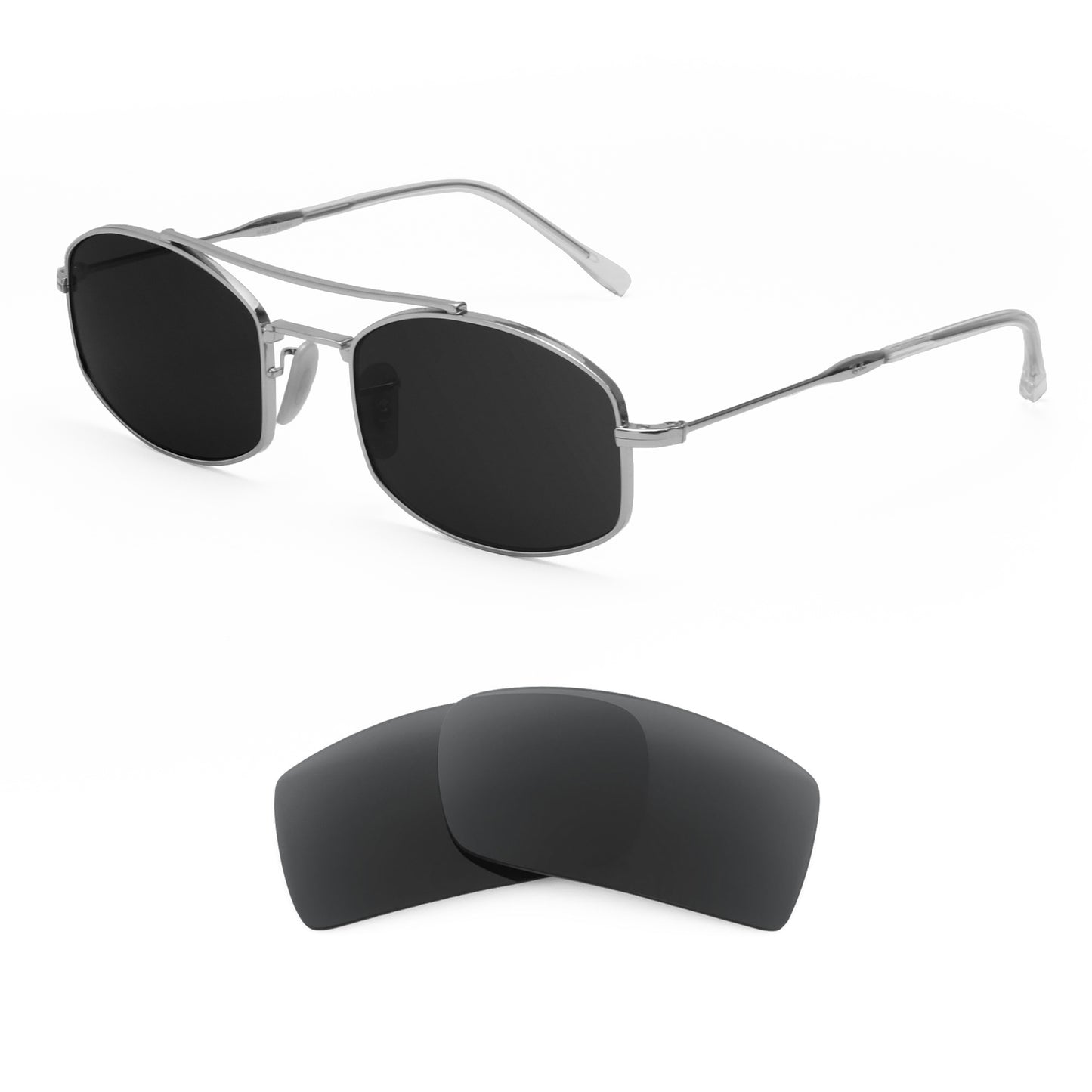 Ray-Ban RB3719 sunglasses with replacement lenses