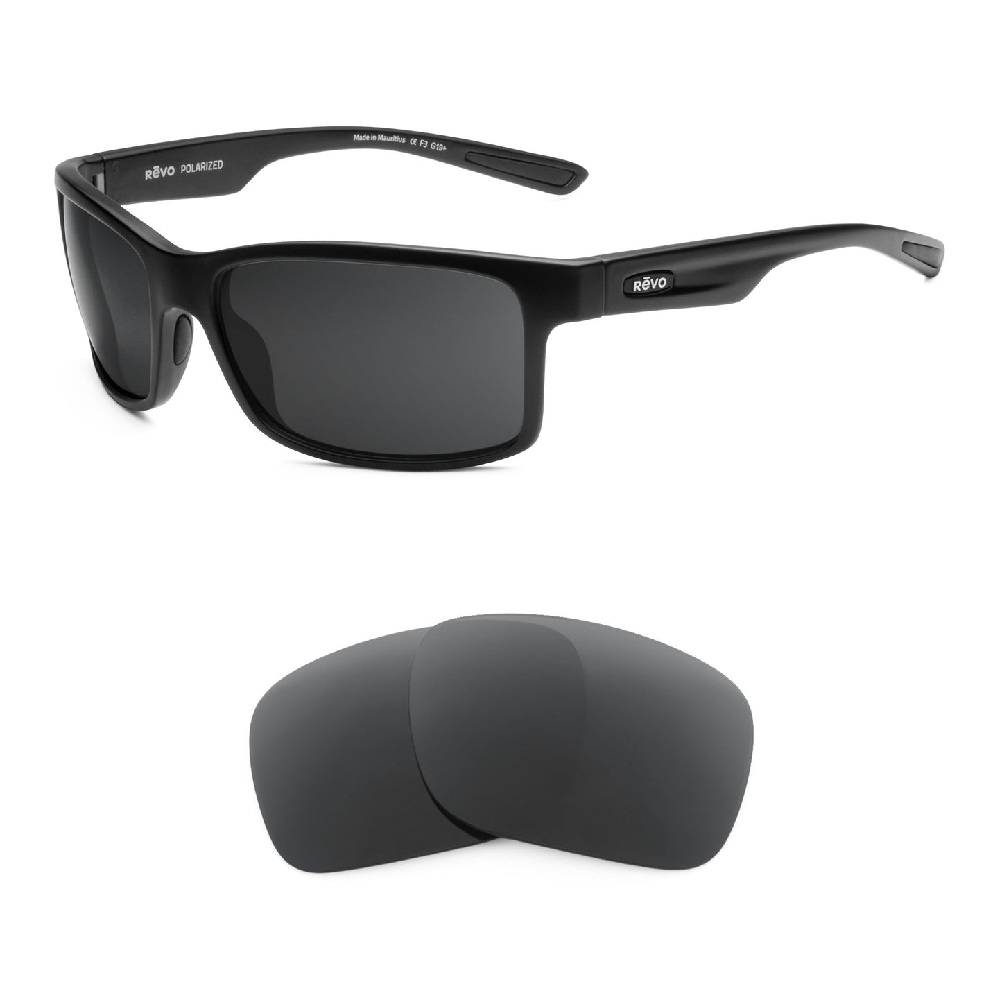 Revo Crawler sunglasses with replacement lenses