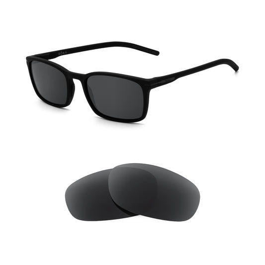 Roka Palmer sunglasses with replacement lenses