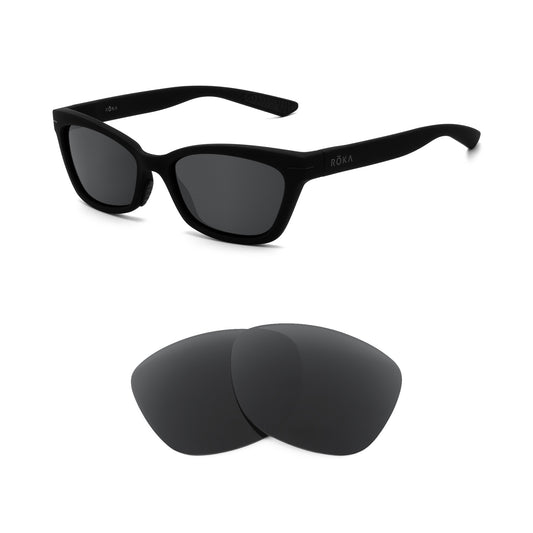 Roka Siena sunglasses with replacement lenses