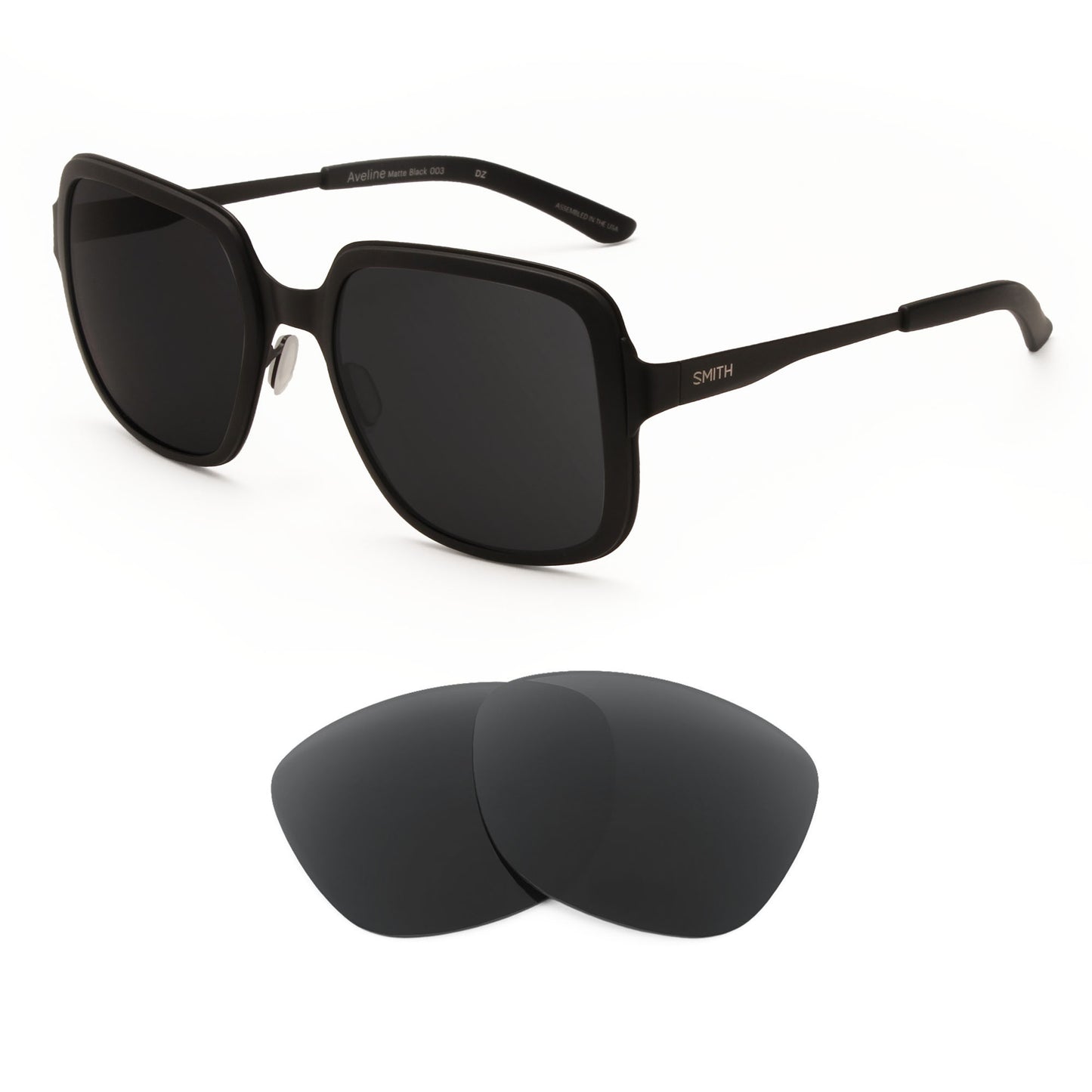 Smith Aveline sunglasses with replacement lenses