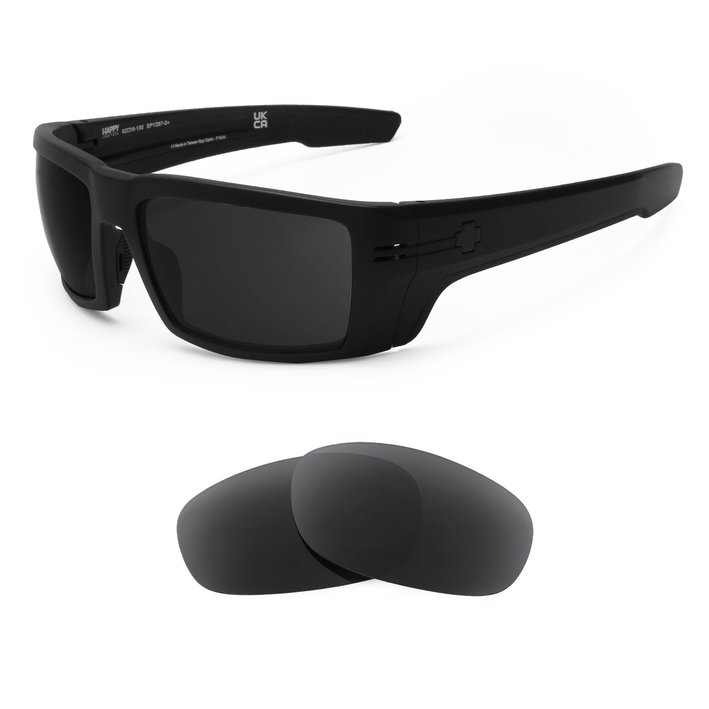 Spy Optic Rebar sunglasses with replacement lenses