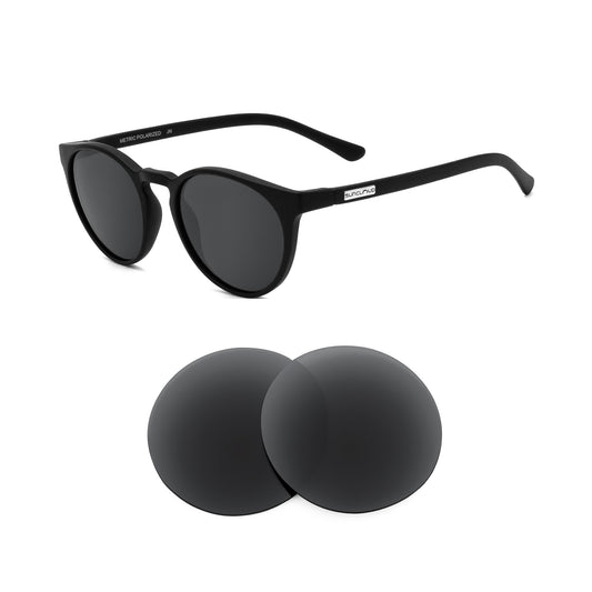 Suncloud Metric sunglasses with replacement lenses
