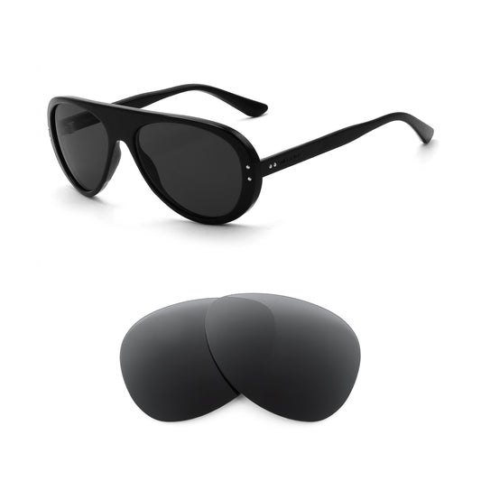 Vallon Moto Aviators sunglasses with replacement lenses
