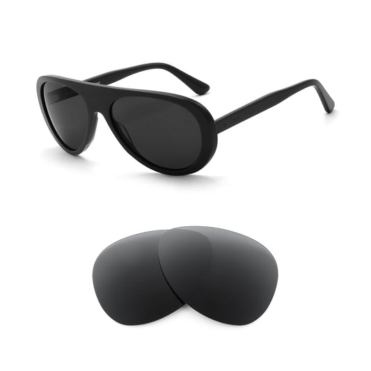 Vallon Surf Aviators sunglasses with replacement lenses