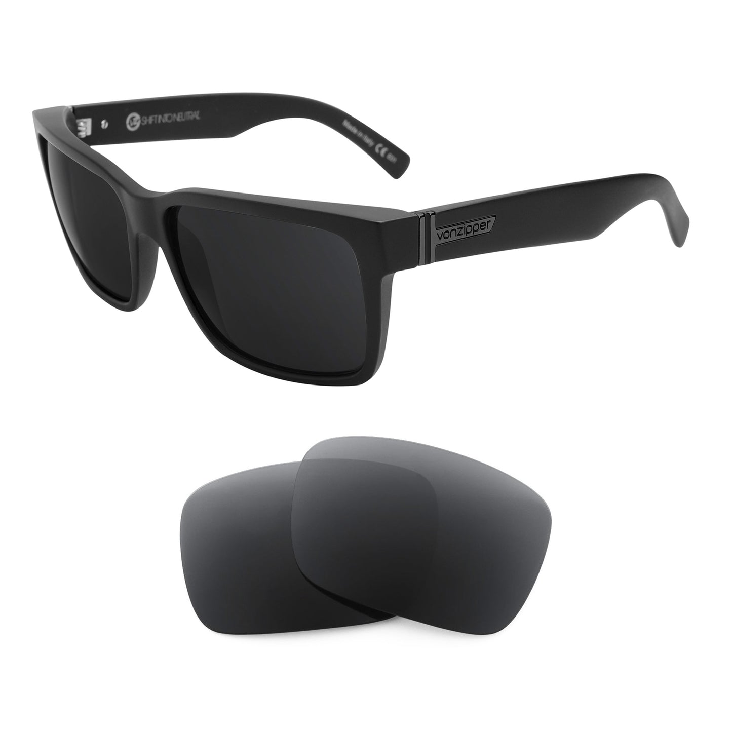 VonZipper Elmore sunglasses with replacement lenses