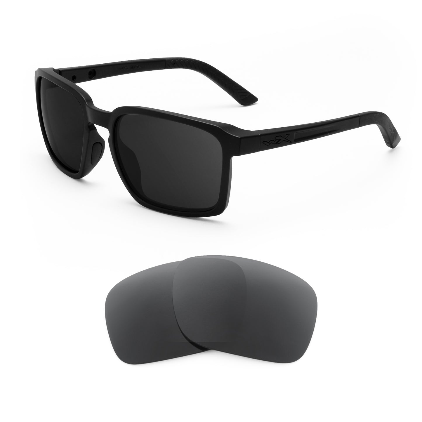 Wiley X Alfa sunglasses with replacement lenses