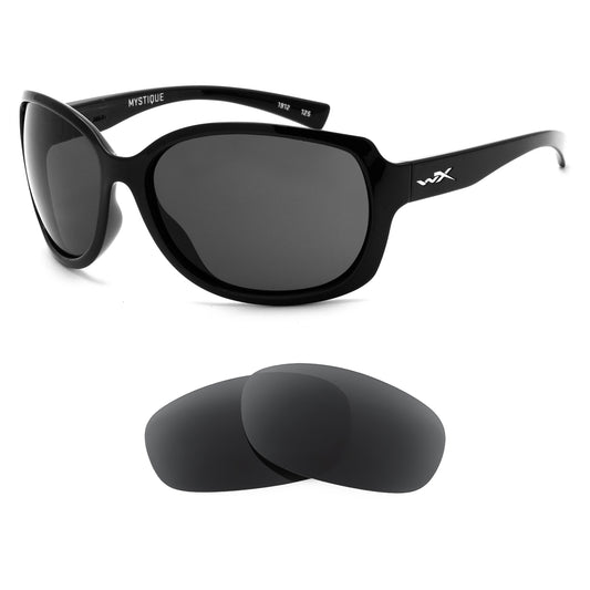 Wiley X Mystique sunglasses with replacement lenses